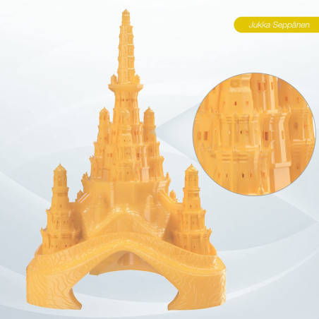 ELEGOO Résine Standard pour Imprimante 3D LCD UV 405nm Résine Photopolymère Rapide, Jaune 1000G