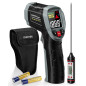 Eventek Thermomètre Infrarouge, [3 in 1] -50°C~600°C (-58°F~1112°F) Sans Contact Laser Avec Emissivité Réglable pour Cuisine/Rép