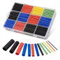 800 Pièces Gaine Thermorétractable Etanche, Assortiment de tubes Thermoretractables Noir Bleu Rouge Jaune Vert - 1 à 13 mm - pou 800 Pièces Gaine Thermorétractable Etanche, Assortiment de tubes Thermoretractables Noir Bleu Rouge Jaune Vert - 1 à 13 mm - pou