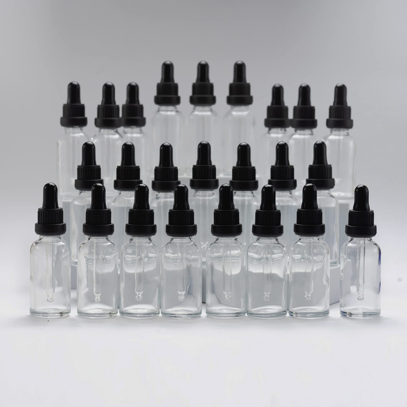 YIZHAO Flacon Compte Gouttes 30ml, Transparent Flacon Huile Essentielle Vide avec Pipette Verre, pour Huile Essentielle, Aromath YIZHAO Flacon Compte Gouttes 30ml, Transparent Flacon Huile Essentielle Vide avec Pipette Verre, pour Huile Essentielle, Aromath