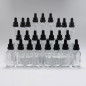 YIZHAO Flacon Compte Gouttes 30ml, Transparent Flacon Huile Essentielle Vide avec Pipette Verre, pour Huile Essentielle, Aromath YIZHAO Flacon Compte Gouttes 30ml, Transparent Flacon Huile Essentielle Vide avec Pipette Verre, pour Huile Essentielle, Aromath