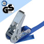 Sangle à cliquet d'arrimage 4 pièces Sangle de Fixation 4 m ou 6 m Bleu, Largeur 25 mm - Charge maximale 800 kg DIN en 12195-2, Sangle à cliquet d'arrimage 4 pièces Sangle de Fixation 4 m ou 6 m Bleu, Largeur 25 mm - Charge maximale 800 kg DIN en 12195-2,