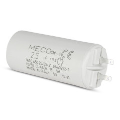 Condensateur 2.5 µF Spécial volet roulant SOMFY Moteur 6 Nm à petites cosses 2,8mm - GARANTIE 2 ans