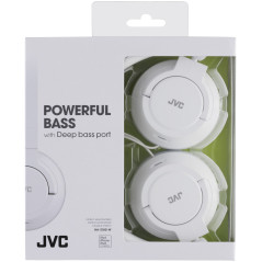 JVC HA-S180-E Casque Supra-Aural Léger - Blanc
