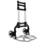 Yaheetech Diable Chariot de Transport Pliant Main Réglable de 64cm à 100cm en Aluminium Charge Max 75kg avec Bandes Elastique Yaheetech Diable Chariot de Transport Pliant Main Réglable de 64cm à 100cm en Aluminium Charge Max 75kg avec Bandes Elastique
