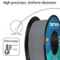 Gris PLA Filament 1.75mm, GIANTARM Imprimante 3D Filament PLA 1kg Bobine Gris PLA Filament 1.75mm, GIANTARM Imprimante 3D Filament PLA 1kg Bobine