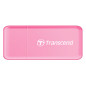 Transcend RDF5 Lecteur de cartes multifonction avec emplacements SD et microSD et connecteur USB USB 3.1 Gen 1, Rose - TS-RDF5R