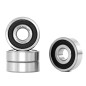 XiKe 4 pièces 6200-2RS Roulement à billes 10x30x9mm, Chromé acier et Double scellé et Pré-lubrifié, 6200RS Roulements à billes à XiKe 4 pièces 6200-2RS Roulement à billes 10x30x9mm, Chromé acier et Double scellé et Pré-lubrifié, 6200RS Roulements à billes à