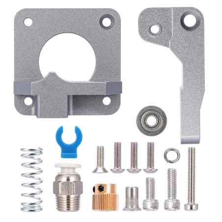 Extrudeuse Creality All Metal MK-8 améliorée avec alimentation en filament de 1,75 mm pour imprimantes 3D Ender 3/3 Pro, Ender 5