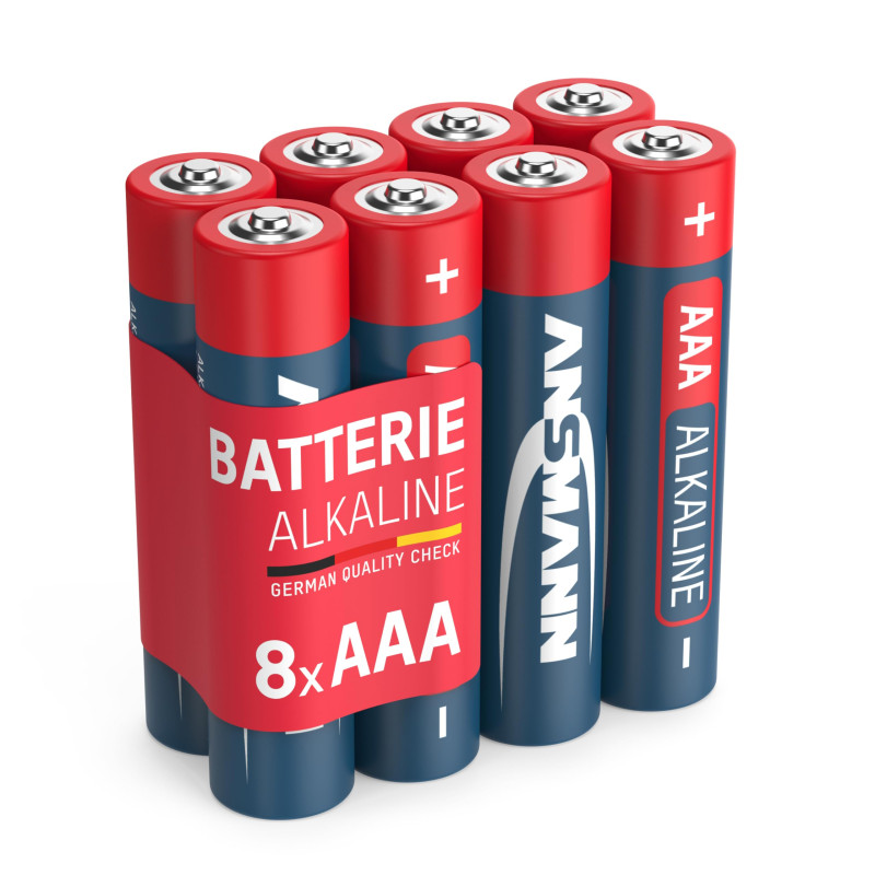 ANSMANN Red 5015360 Lr03 Micro 8X Alcaline Aaa Batteria Alcaline