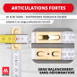 Metrie™ Mètres Pliants Perfekt 10 – Lot de 10x 2m | Blanc-Jaune | Bois Laqué, Articulations Acier – Graduation Duplex, Fabriqué Metrie™ Mètres Pliants Perfekt 10 – Lot de 10x 2m | Blanc-Jaune | Bois Laqué, Articulations Acier – Graduation Duplex, Fabriqué
