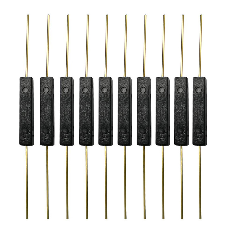 Gebildet 10pcs Contact Reed en Plastique, Aimant Proche - Circuit de Connexion, Aimant Loin - Circuit de Coupure, Interrupteur à Gebildet 10pcs Contact Reed en Plastique, Aimant Proche - Circuit de Connexion, Aimant Loin - Circuit de Coupure, Interrupteur à