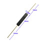 Gebildet 10pcs Contact Reed en Plastique, Aimant Proche - Circuit de Connexion, Aimant Loin - Circuit de Coupure, Interrupteur à Gebildet 10pcs Contact Reed en Plastique, Aimant Proche - Circuit de Connexion, Aimant Loin - Circuit de Coupure, Interrupteur à
