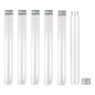 Jarvials 6 Pièces 90ml de Fiole en Verre Transparente de avec Couvercle en Aluminium, Tube a Essai Verre, Etc, Approprié à La Dé Jarvials 6 Pièces 90ml de Fiole en Verre Transparente de avec Couvercle en Aluminium, Tube a Essai Verre, Etc, Approprié à La Dé