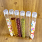 Jarvials 6 Pièces 90ml de Fiole en Verre Transparente de avec Couvercle en Aluminium, Tube a Essai Verre, Etc, Approprié à La Dé Jarvials 6 Pièces 90ml de Fiole en Verre Transparente de avec Couvercle en Aluminium, Tube a Essai Verre, Etc, Approprié à La Dé
