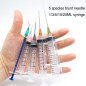 1ml 3ml 5ml 10ml 20ml Ensemble de seringues à aiguilles émoussées avec 14g 15g 16g 18g 20g Aiguilles émoussées et capuchon de se 1ml 3ml 5ml 10ml 20ml Ensemble de seringues à aiguilles émoussées avec 14g 15g 16g 18g 20g Aiguilles émoussées et capuchon de se