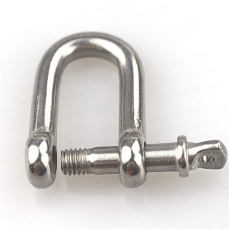 5pcs M10 La manille d'anneau de D ferme à clef l'acier inoxydable 304 pour le gréement résistant, transportant, manilles de mail