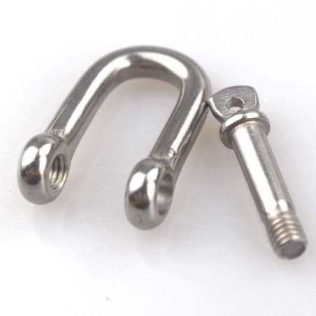 5pcs M10 La manille d'anneau de D ferme à clef l'acier inoxydable 304 pour le gréement résistant, transportant, manilles de mail