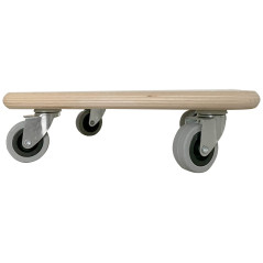 Dörner + Helmer Chariot de transport stable Soft-Mini, 290 mm x 290 mm x 85 mm, capacité de charge de 200 kg, roues en caoutchou