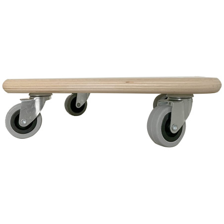Dörner + Helmer Chariot de transport stable Soft-Mini, 290 mm x 290 mm x 85 mm, capacité de charge de 200 kg, roues en caoutchou