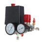 Pressostat Compresseur D'Air Valve à Contrôle 90-120PSI + Régulateur de Pression Pressostat Compresseur D'Air Valve à Contrôle 90-120PSI + Régulateur de Pression