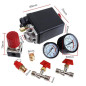 Pressostat Compresseur D'Air Valve à Contrôle 90-120PSI + Régulateur de Pression Pressostat Compresseur D'Air Valve à Contrôle 90-120PSI + Régulateur de Pression