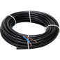 Kopp 152210845 H03 VV-F Tuyau conducteur Noir 2 x 0,75 mm² x 10 m Kopp 152210845 H03 VV-F Tuyau conducteur Noir 2 x 0,75 mm² x 10 m