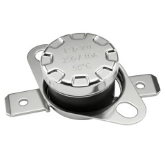 Lumonic Interrupteur thermique 55°C Contact NC 250V 10A Interrupteur de température thermostat KSD301 Bimétal Protection thermiq