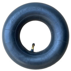 Chambre à air 4.10/3.50-4 avec valve TR87 pour pneumatique roue de brouette avec un disque de 4 pouces