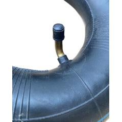 Chambre à air 4.10/3.50-4 avec valve TR87 pour pneumatique roue de brouette avec un disque de 4 pouces