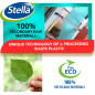 Stella Pack Sacs Poubelle 35l Turquoise 120 Pcs Éco-responsables 100 Plastique Recyclé Ultra Résistants Fermeture Vague Flexible Stella Pack Sacs Poubelle 35l Turquoise 120 Pcs Éco-responsables 100 Plastique Recyclé Ultra Résistants Fermeture Vague Flexible