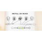 Câble métallique 50m,304 Cable Acier Inoxydable,Tendeur Cable Inox,Treillis Plante Grimpante Exterieur,Corde à Linge Câble métallique 50m,304 Cable Acier Inoxydable,Tendeur Cable Inox,Treillis Plante Grimpante Exterieur,Corde à Linge