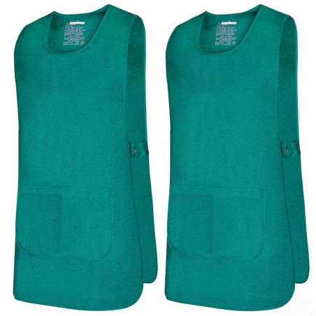 Misemiya - Colis 2 Unités - NETTOYAGE TABLIER TRAVAIL UNIFORME NETTOYAGE MÉDICAL CLINIQUE VÉTÉRINAIRE SANITAIRE HOSPITALITÉ- Ref