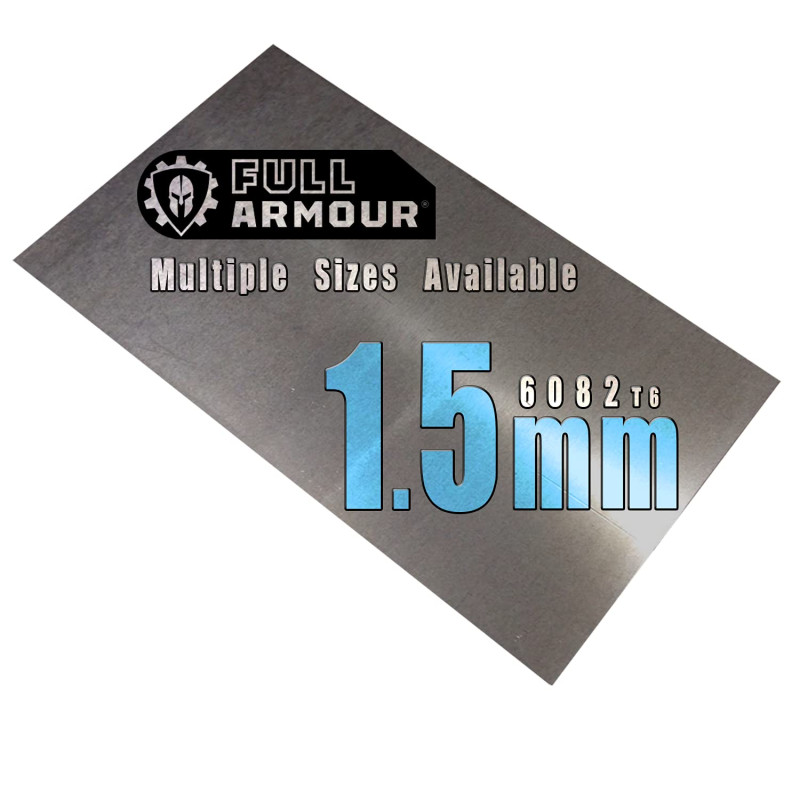 Plaque en tôle d'aluminium de 1,5 mm - 300 mm x 200 mm (30cm x 20cm)