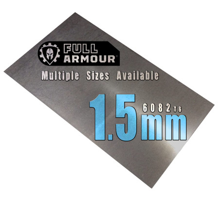 Plaque en tôle d'aluminium de 1,5 mm - 300 mm x 200 mm (30cm x 20cm)