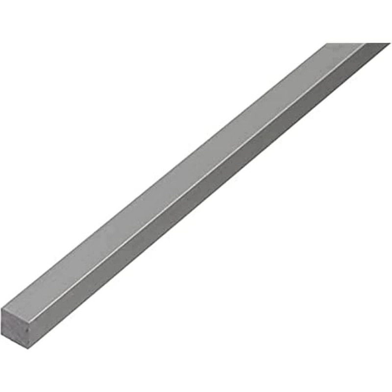 Alberts 488116 Tube carré | aluminium, naturel | 1000 x 30 x 30 mm