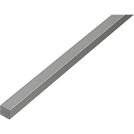 Alberts 488116 Tube carré | aluminium, naturel | 1000 x 30 x 30 mm