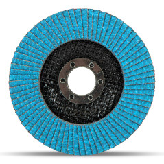 Disque à lamelles Premium Z-Coat │ 10 pièces │ Ø 125 mm │ Grain 40 │ pour métal, acier et bois │ Recouvert de corindon zirconium