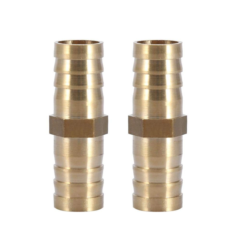 Outil de Connecteur de Tuyau, Connecteur Droit à Deux Voies, Droit pour Raccordement de Tuyaux(14mm 2pcs) Outil de Connecteur de Tuyau, Connecteur Droit à Deux Voies, Droit pour Raccordement de Tuyaux(14mm 2pcs)