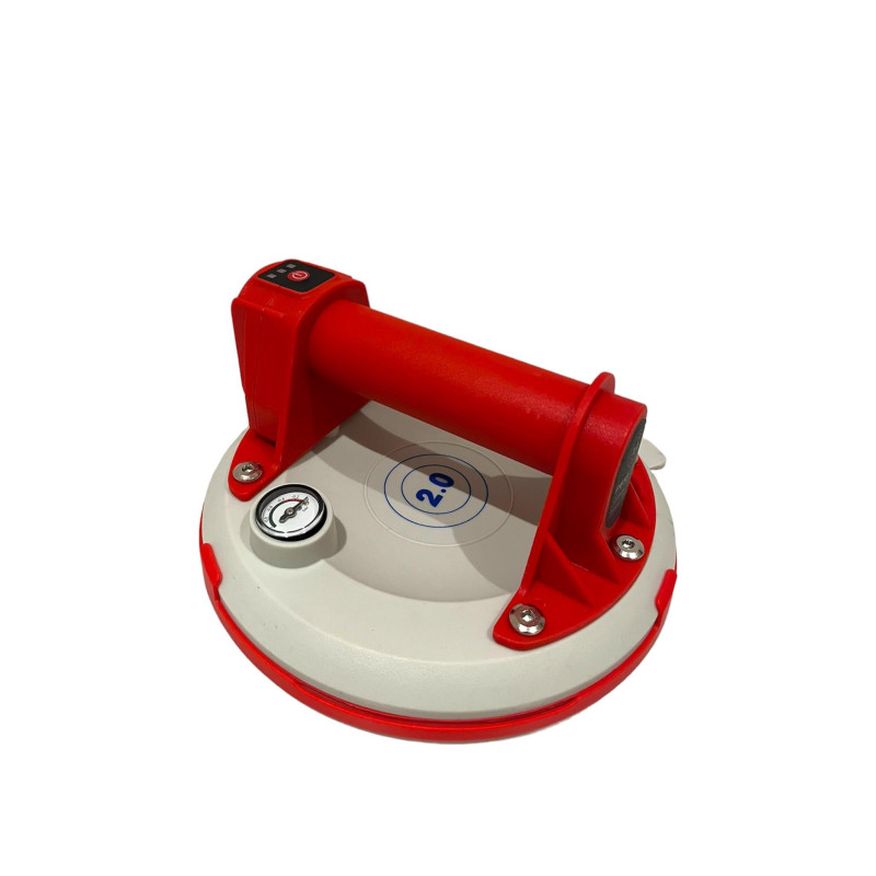 Ventouse Électrique avec Manomètre – Ø 20 cm – 140 kg – Aspiration Automatique – Pour Carrelage, Vitre, Grès Cérame, Marbre – Av Ventouse Électrique avec Manomètre – Ø 20 cm – 140 kg – Aspiration Automatique – Pour Carrelage, Vitre, Grès Cérame, Marbre – Av