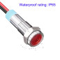 GUUZI 6pcs 12V-24V 6mm LED Panneau Pilote Avertissement Voyant Lampe Indicateur Directionnelle (Rouge/Bleu/Blanc) GUUZI 6pcs 12V-24V 6mm LED Panneau Pilote Avertissement Voyant Lampe Indicateur Directionnelle (Rouge/Bleu/Blanc)