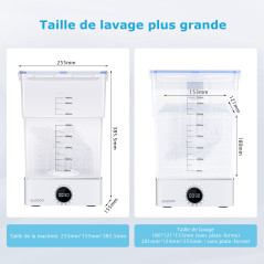 ELEGOO Mercury X Bundle pour Nettoyage Lavage et durcissement Wash and Cure des modèles en résine photopolymère séchage UV pour 