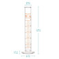 stonylab Verre Cylindre Gradué (1 Paquet), Graduated Cylinder Verre Borosilicaté 50 ml Mur Lourd Verre Gradué Éprouvette stonylab Verre Cylindre Gradué (1 Paquet), Graduated Cylinder Verre Borosilicaté 50 ml Mur Lourd Verre Gradué Éprouvette