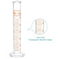 stonylab Verre Cylindre Gradué (1 Paquet), Graduated Cylinder Verre Borosilicaté 50 ml Mur Lourd Verre Gradué Éprouvette stonylab Verre Cylindre Gradué (1 Paquet), Graduated Cylinder Verre Borosilicaté 50 ml Mur Lourd Verre Gradué Éprouvette