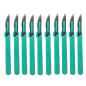 CLABMROEC Scalpel jetable stérile taille 23 bistouris medical pour le dermaplaning chirurgical,Pédicure,Couteaux et scalpels de CLABMROEC Scalpel jetable stérile taille 23 bistouris medical pour le dermaplaning chirurgical,Pédicure,Couteaux et scalpels de