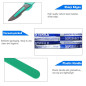 CLABMROEC Scalpel jetable stérile taille 23 bistouris medical pour le dermaplaning chirurgical,Pédicure,Couteaux et scalpels de CLABMROEC Scalpel jetable stérile taille 23 bistouris medical pour le dermaplaning chirurgical,Pédicure,Couteaux et scalpels de