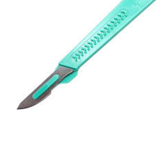 CLABMROEC Scalpel jetable stérile taille 23 bistouris medical pour le dermaplaning chirurgical,Pédicure,Couteaux et scalpels de 