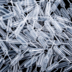 HUAZIZ 50 Pcs en Plastique Squeeze Transfer 4ml Pipette Pipette Liquide Jetable Transparent, Compte-Gouttes Liquide Jetable, Min