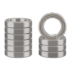 XiKe Roulement à billes 6703ZZ - 17x23x4mm, Acier Chrome GCr15, Pré-lubrifié, Double joint métallique - Lot de 10 Pièces.