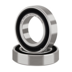 XiKe 2x Roulement à billes 6802-2RS 15x24x5mm - Acier à roulements 100Cr6 et Pré-lubrifié, Double joint caoutchouc, 6802RS Roule
